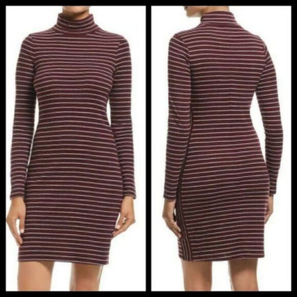 Three Dots Long Sleeve Turtleneck Dress XL NWT - Picture 1 of 4